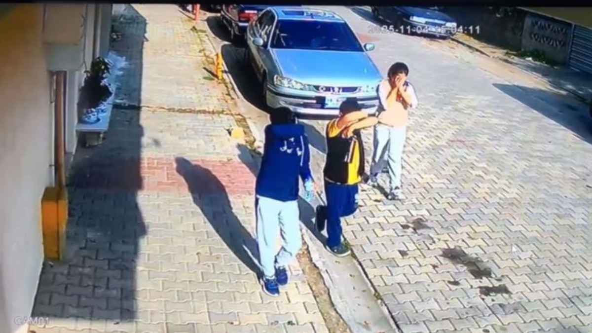 tekirdagda 3 cocuk park halindeki aractan sibop kapaklarini caldi wy13FF7p.jpg